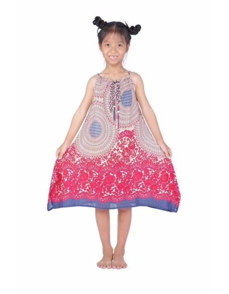 Girls Dress with Adjustable String