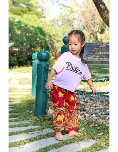 GOLD ELEPHANT KIDS HAREM PANTS