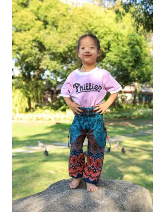 KIDS FLORAL HAREM PANTS
