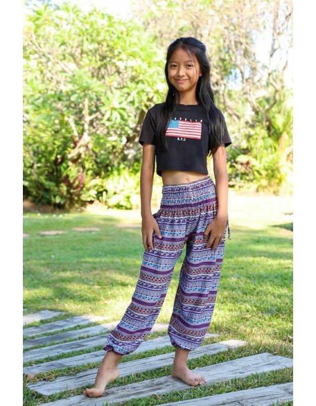 KIDS BOHO HAREM PANTS