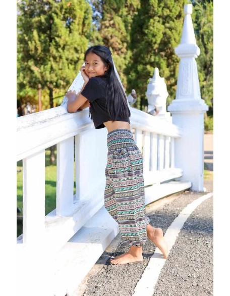 KIDS BOHO HAREM PANTS