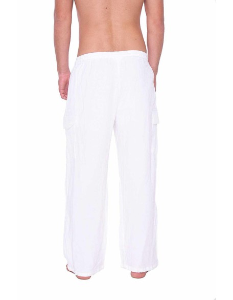 Comfy Baggy White Cotton Pants