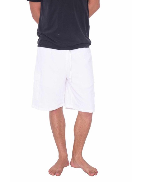 COMFY LOOSE WHITE COTTON SHORTS