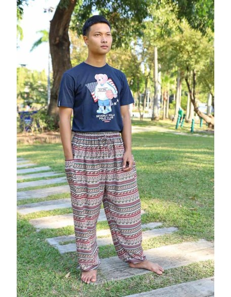 MEN BOHO RAYON PANTS