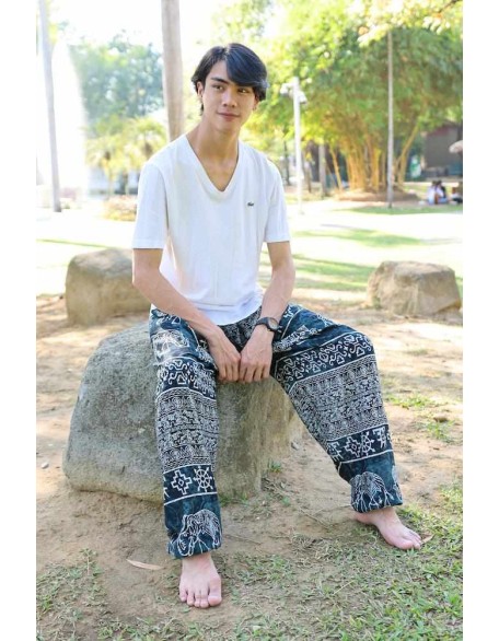 Elephant Printed HIPPIE PANTS MEN