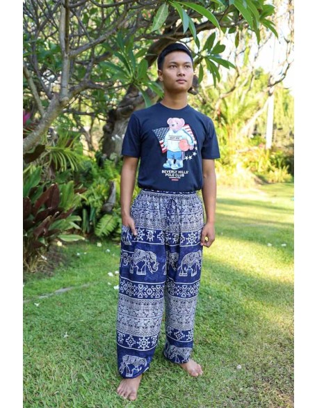 Elephant Printed HIPPIE PANTS MEN