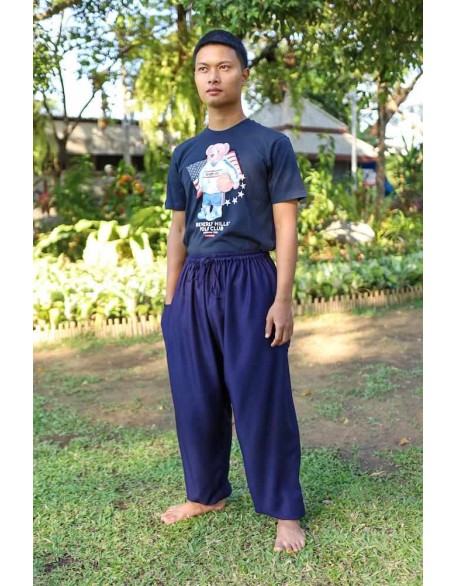 MEN BLACK HAREM PANTS