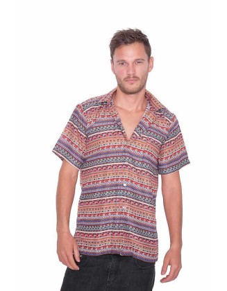 RED HAWAIIAN Short Sleeve Shirt