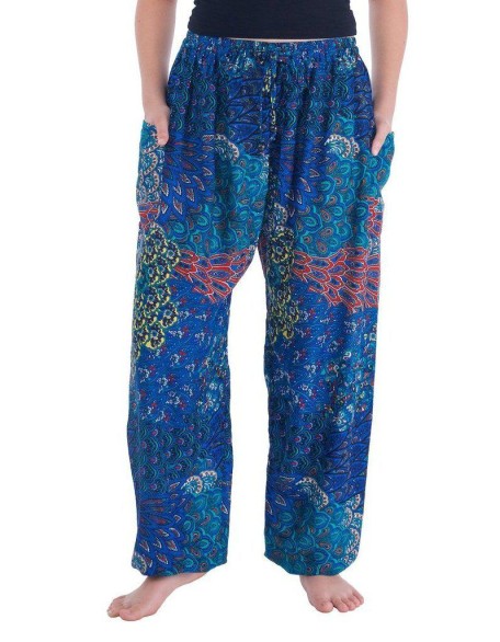 Colorful Harem Pants with Drawstring