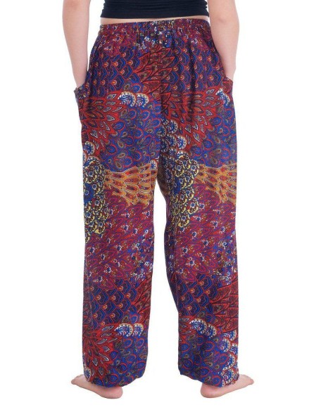 Colorful Harem Pants with Drawstring