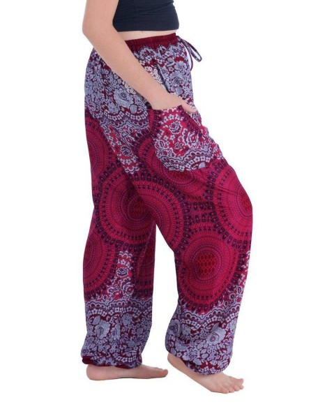 Geometric Mandala Harem Pants