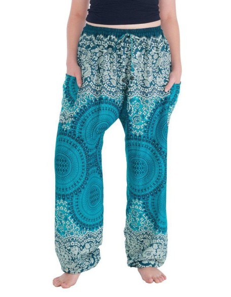 Geometric Mandala Harem Pants