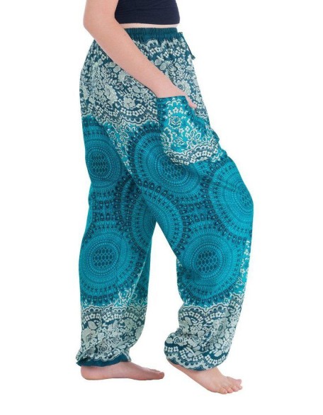 Geometric Mandala Harem Pants