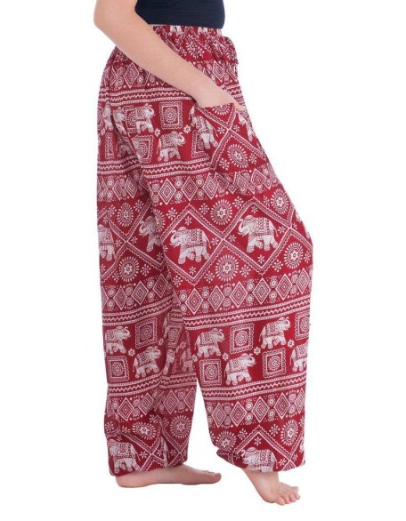 Harem Pants with Elephant Print