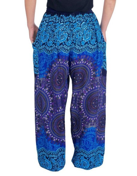 Mandala Harem Pants with Drawstring