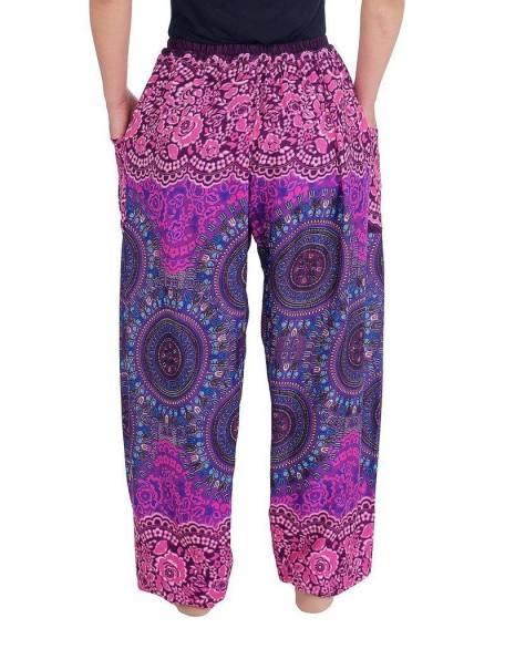 Mandala Harem Pants with Drawstring