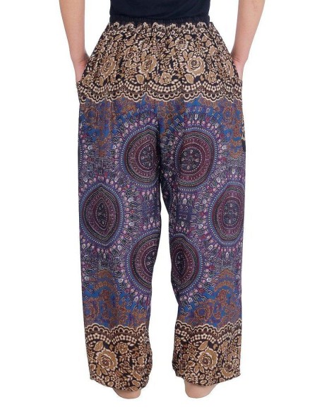 Mandala Harem Pants with Drawstring