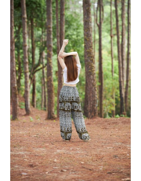 Elephant Harem Pants with Drawstring