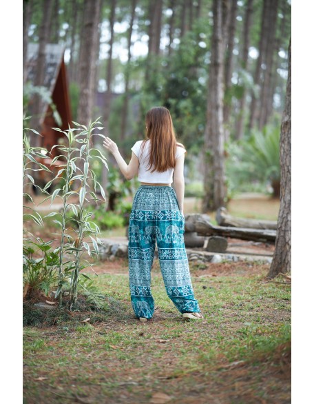 Elephant Harem Pants with Drawstring