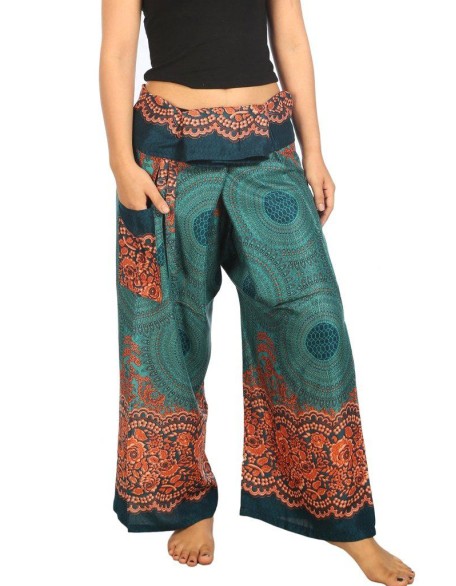 Mandala Fisherman Yoga Pants