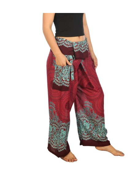 Mandala Fisherman Yoga Pants