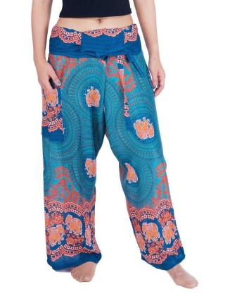 Thai Fisherman Pants Elephant Print