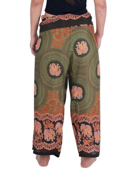 Thai Fisherman Pants Elephant Print