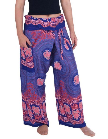 Thai Fisherman Pants Elephant Print