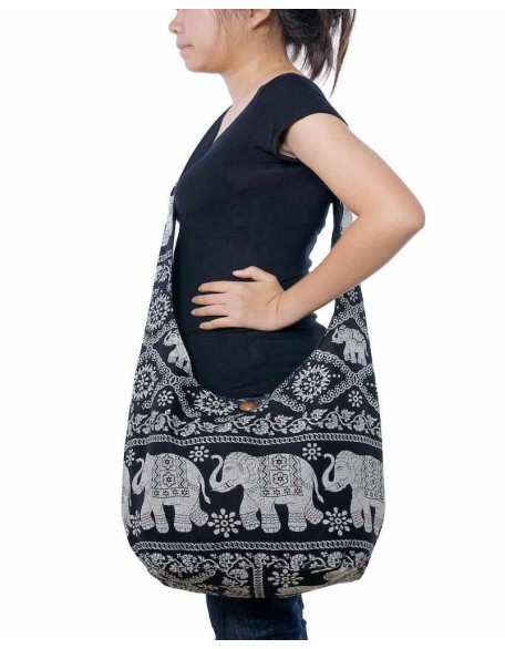 Black Elephant Handbag Black