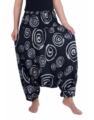 Harem Pants Circle Print