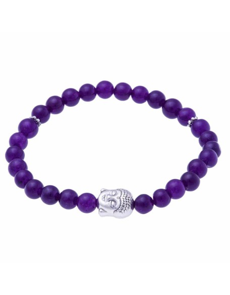 Stretchy Buddha Head Bracelet