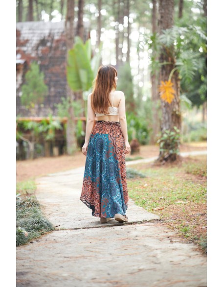 LONG MANDALA MAXI SKIRT