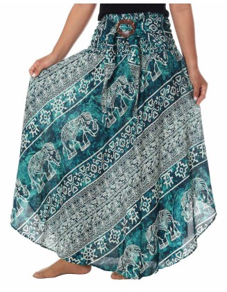 GYPSY TEAL MAXI SKIRT