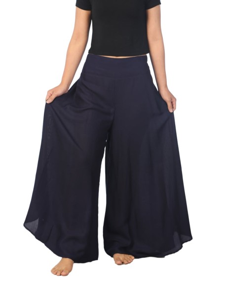 Plain Colors Wide Leg Palazzo Pants