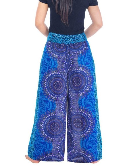 Rose Circle Wide Leg Pants