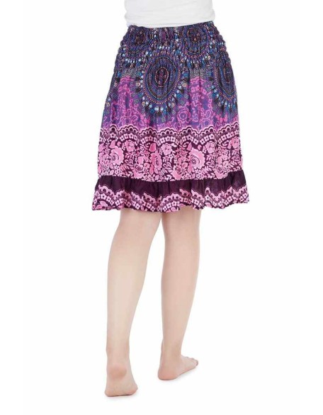 Short Mandala Boho Skirt